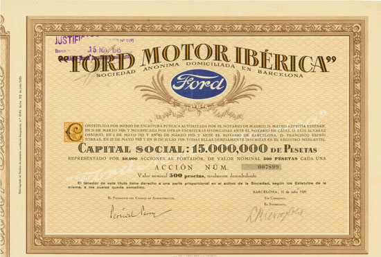 Ford Motor Ibérica Sociedad Anónima