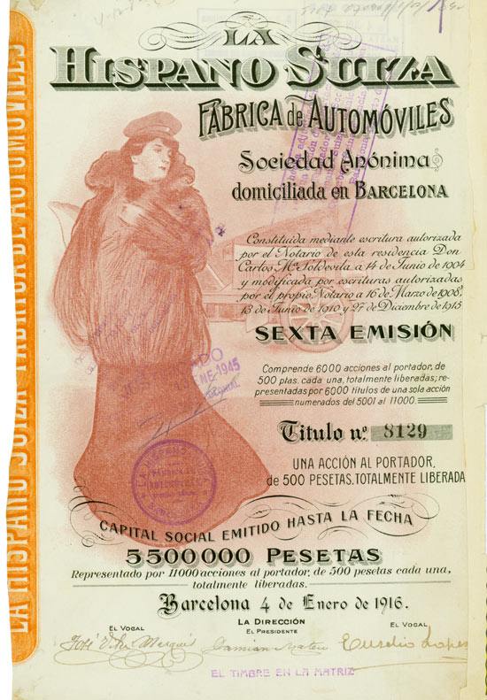 La Hispano Suiza Fábrica de Automóviles Sociedad Anónima