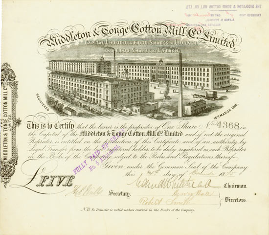 Middleton & Tonge Cotton Mill Co. Limited