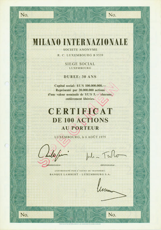 Milano Internazionale Societe Anonyme