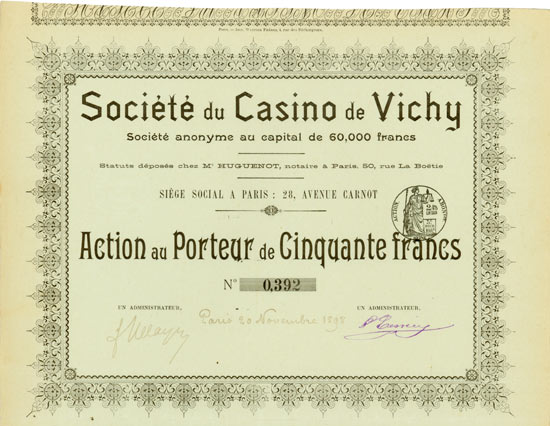 Société du Casino de Vichy