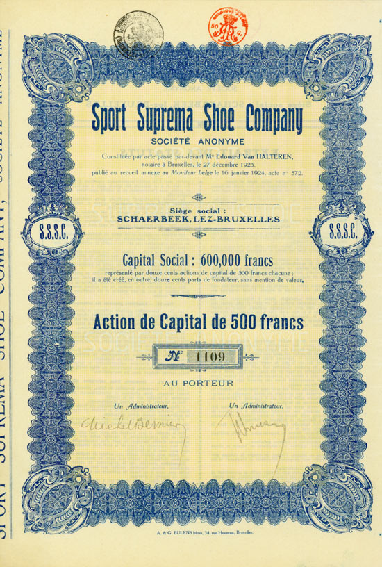 Sport Suprema Shoe Company Société Anonyme