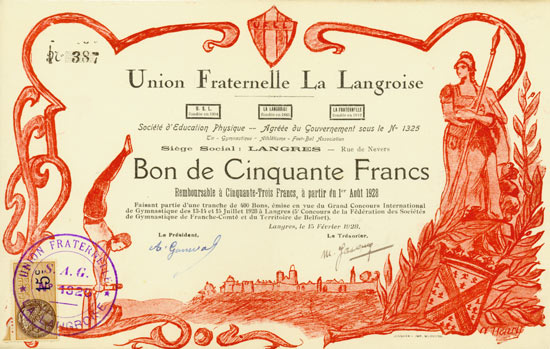 Union Fraternelle La Langroise - Société d'Education Physique