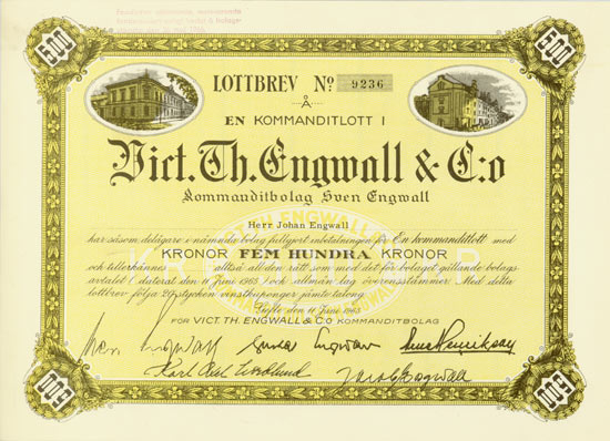 Vict. Th. Engwall & Co. Kommanditbolag Sven Engwald