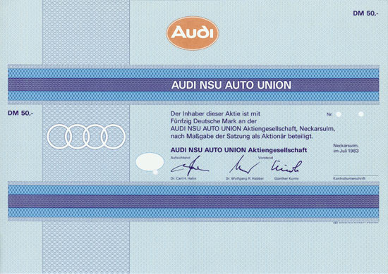 Audi NSU Auto Union AG
