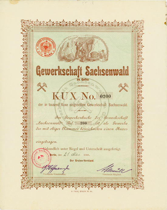 Gewerkschaft Sachsenwald zu Gotha