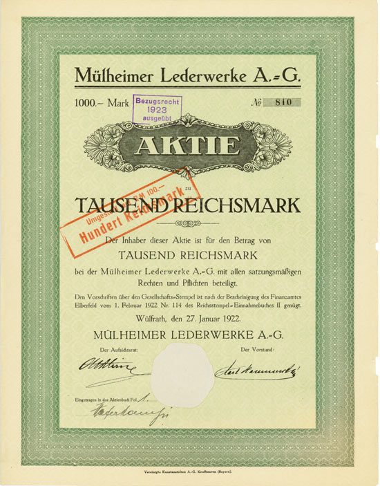 Mülheimer Lederwerke AG