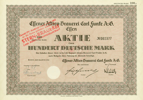 Essener Aktien-Brauerei Carl Funke AG