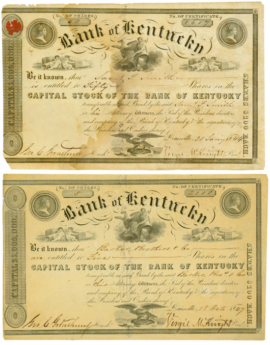Bank of Kentucky [2 Stück]
