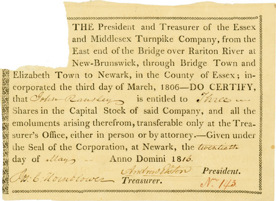 Essex and Middlesex Turnpike Company