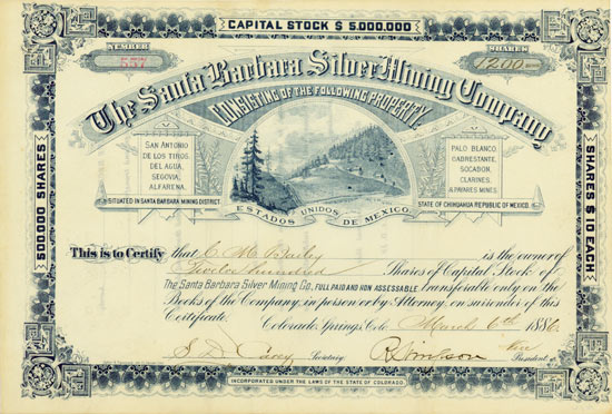 Santa Barbara Silber Mining Company