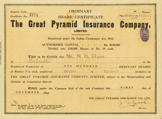 Great Pyramid Insurance Company, Limited