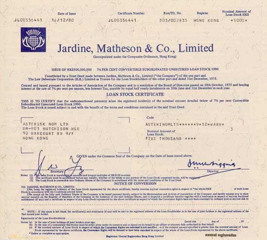 Jardine, Matheson & Co. Limited