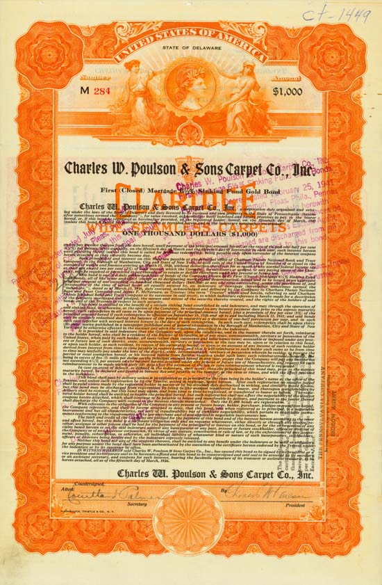 Charles W. Poulson & Sons Carpet Co., Inc.