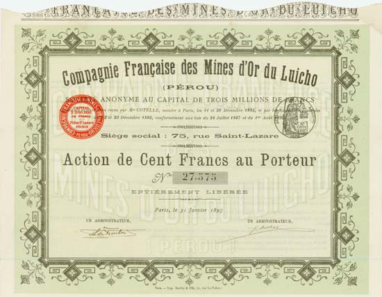 Compagnie Française des Mines d'Or du Luicho