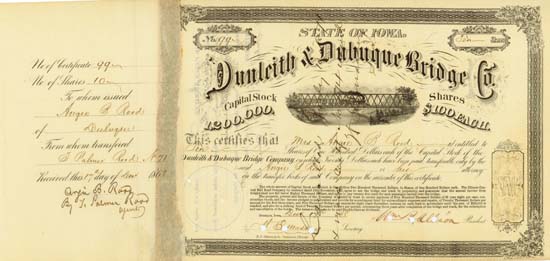 Dunleith & Dubuque Bridge Co.