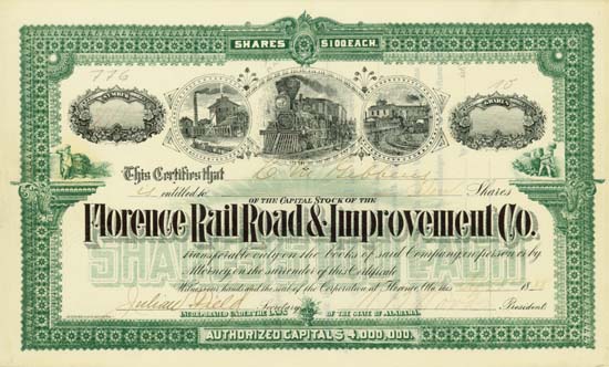 Florence Rail Road & Improvement Co.