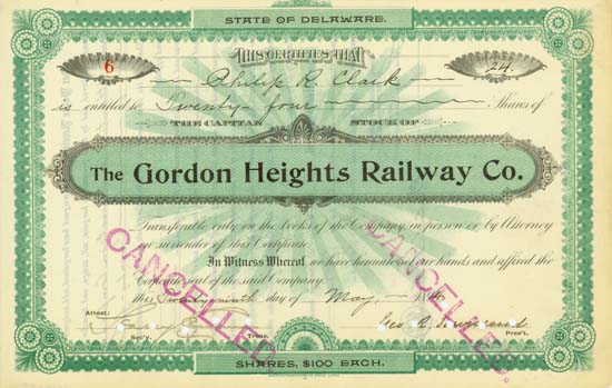 Gordon Heights Railway Co.