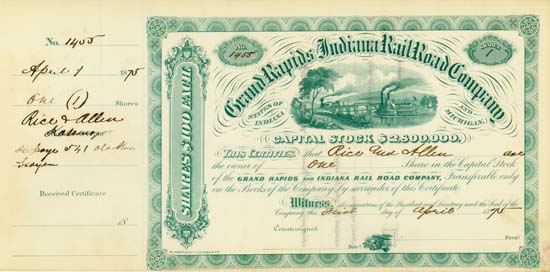 Grand Rapids and Indiana Rail Road Company