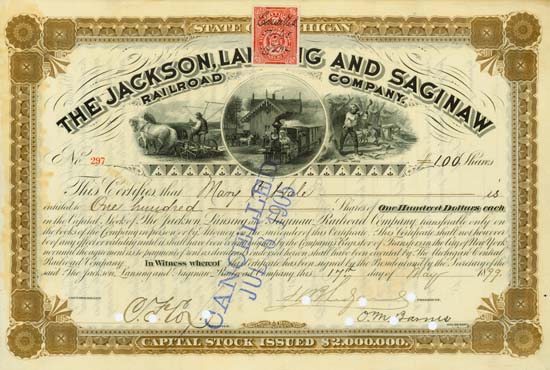 Jackson, Lansing and Saginaw Railroad Company