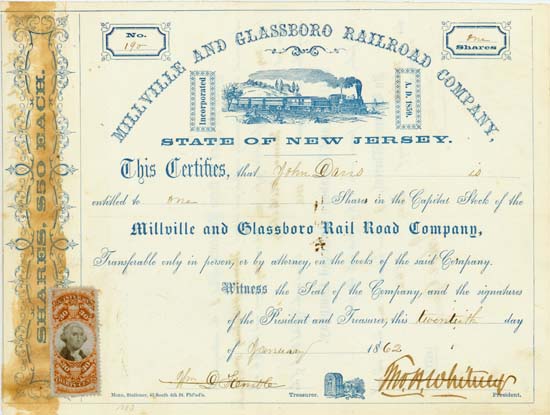 Millville and Glassboro Rail Road Company