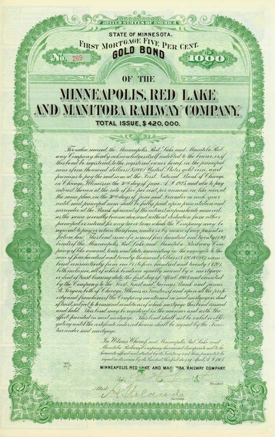 Minneapolis, Red Lake and Manitoba Railway Company