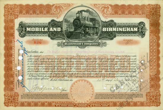 Mobile and Birmingham Railroad Company