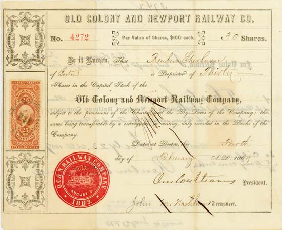 Old Colony and Newport Railway Co.