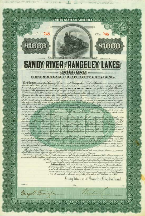Sandy River and Rangeley Lakes Railroad