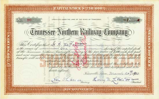 Tennessee Northern Railway Company