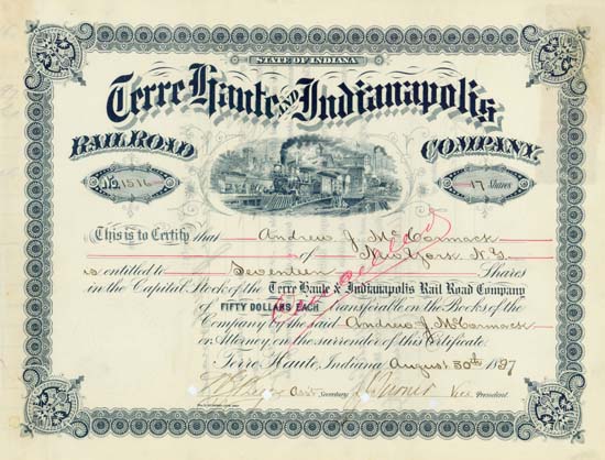Terre Haute and Indianapolis Rail Road Company