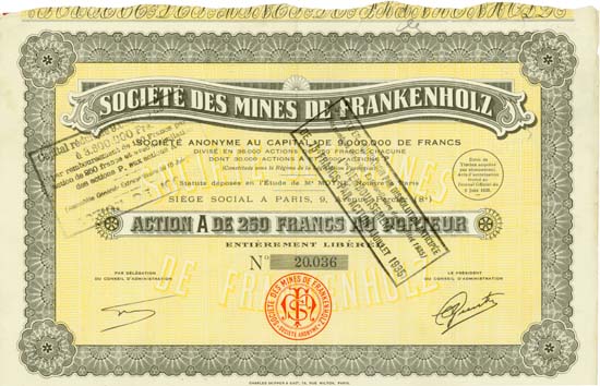 Société des Mines de Frankenholz