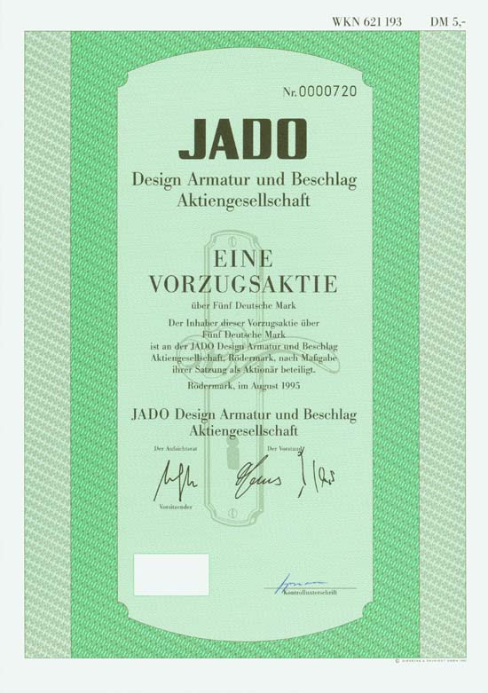 JADO Design Armatur und Beschlag AG