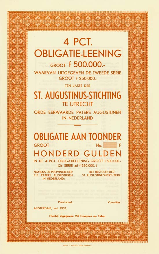 St. Augustinus-Stichting te Utrecht [4 Stück]