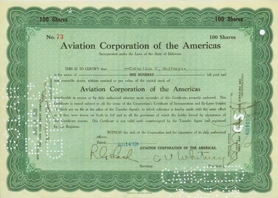 Aviation Corporation of the Americas