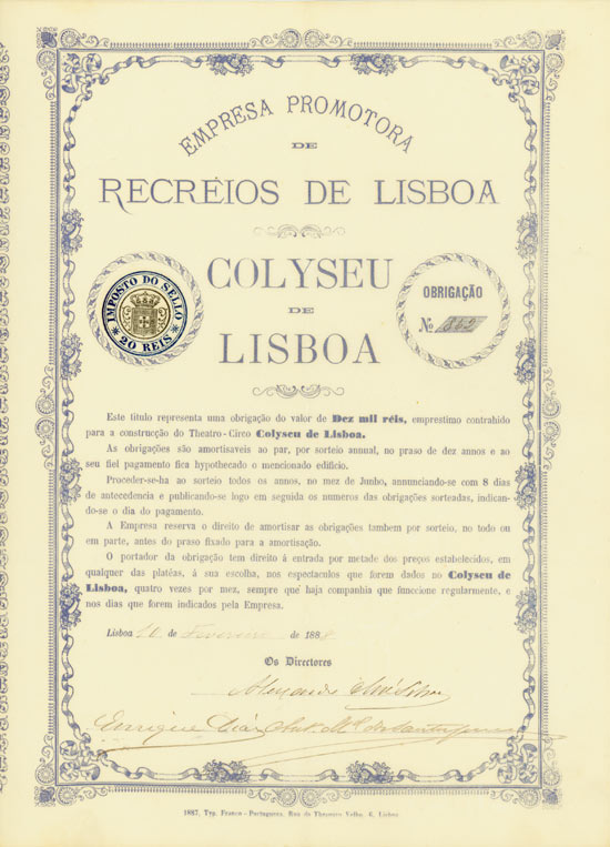 Colyseu de Lisboa - Recreios de Lisboa
