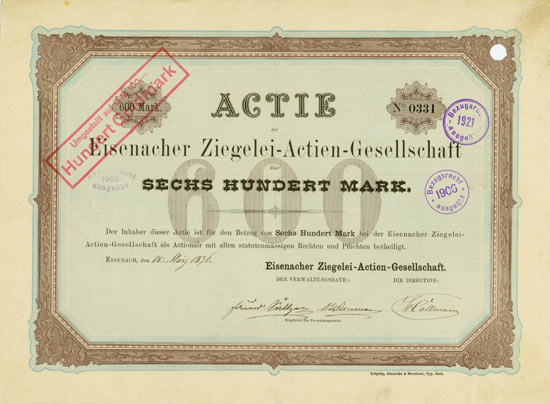 Eisenacher Ziegelei-AG