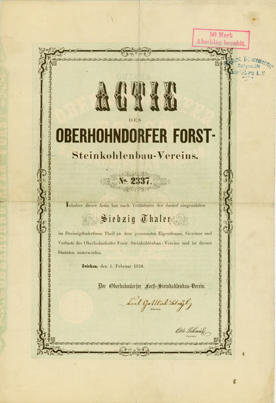 Oberhohndorfer Forst-Steinkohlenbau-Verein