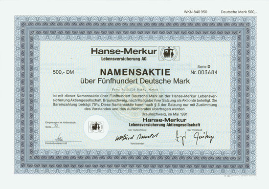 Hanse-Merkur Lebensversicherung AG