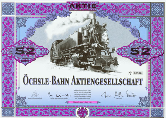 Öchsle-Bahn AG [6 Stück]