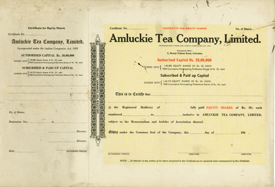 Amluckie Tea Company, Limited