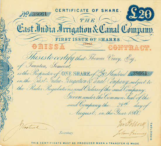 East India Irrigation & Canal Company