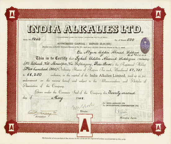 India Alkalies Ltd.