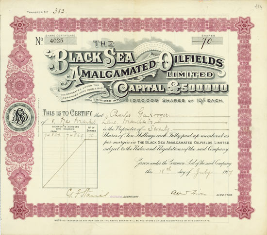 Black Sea Amalgamated Oilfields Ltd.