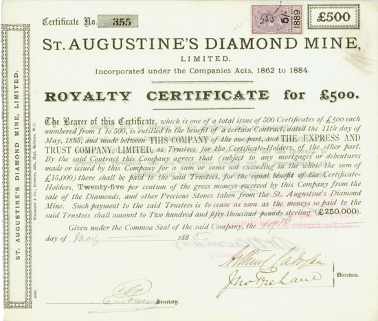 St. Augustine's Diamond Mine Limited