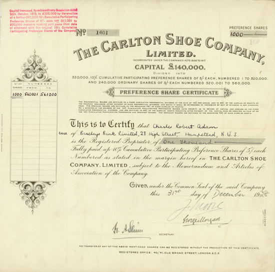 Carlton Shoe Company, Limited