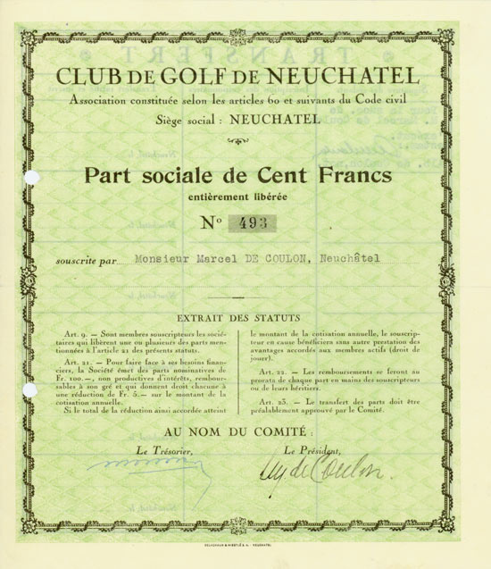Club de Golf de Neuchatel