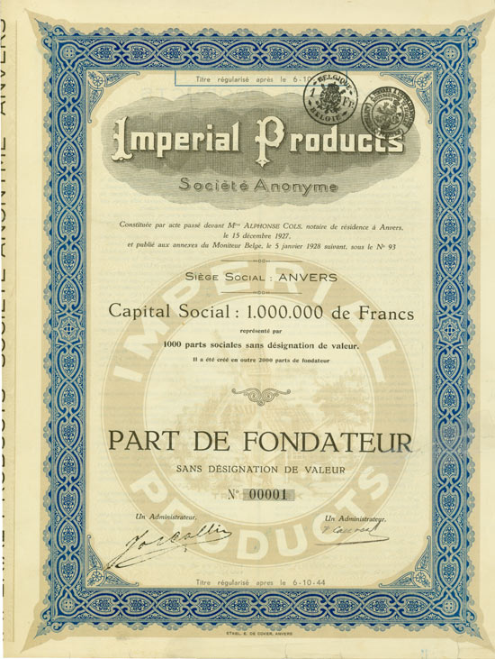 Imperial Products Société Anonyme