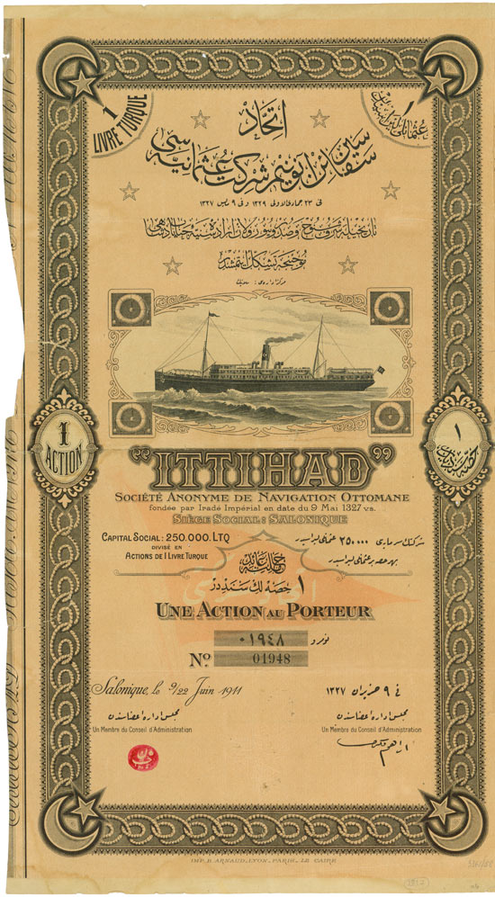 ITTIHAD“ Société Anonyme de Navigation Ottomane