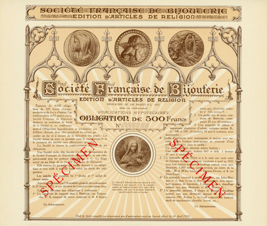 Société Française de Bijouterie Edition d'Articles de Religion